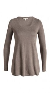 Basic-Pulli aus Viskose-Mix