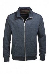 Basic Sweat-Zippjacke