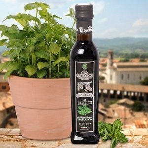 Basilikum Olivenöl Bio Frantoio Quattroc