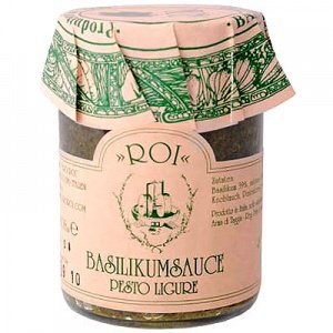 Basilikumpesto Pesto Ligure Olio Roi Lig