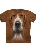 Basset Hound Dog Face The Mountain T-Shi