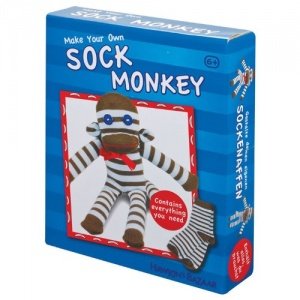 Bastelset MAKE YOUR OWN SOCK monkey