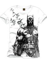 Batman Fledermaus T-Shirt Lizenzware wei