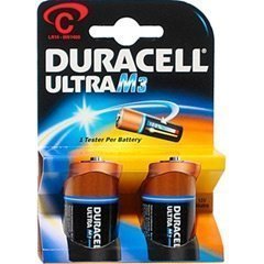 Batterie Duracell Ultra Typ C (2er)