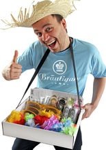 Bauchladen befüllt Junggesellenabschied 