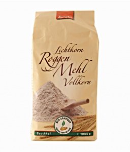 Bauckhof Naturkost Roggenmehl Volkorn (1