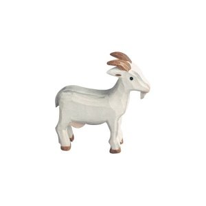 Bauernhoftier Ziege 2er Set aus Holz von