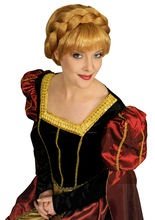 Bauernkranz Zopf-Perücke rotblond