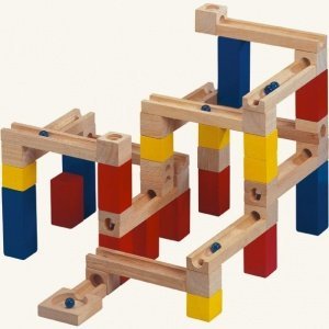 Baumurmelbahn aus Holz von Bino,  66 Tei