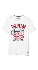 Baumw. Jersey Flockprint T-Shirt