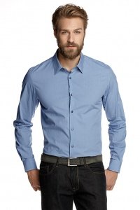 Baumw.-Stretch Streifenhemd