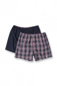 Baumwoll-Boxer-Shorts im Doppelpack