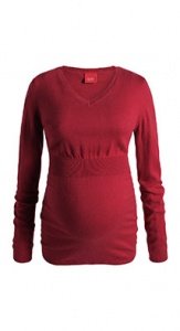 Baumwoll Feinstrickpulli mit Kaschmir