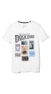 Baumwoll Jersey Fotoprint T-Shirt