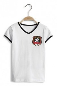 Baumwoll Jersey Fußball T-Shirt