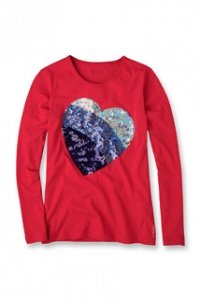 Baumwoll Jersey Glam-Shirt