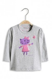 Baumwoll Jersey Glitter Longsleeve