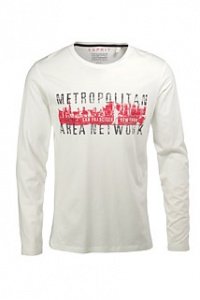 Baumwoll Jersey Langarmshirt