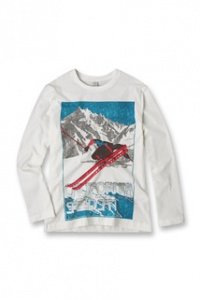 Baumwoll Jersey Langarmshirt