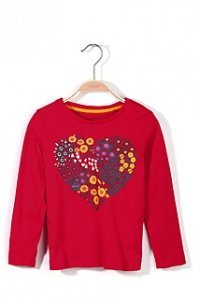 Baumwoll Jersey Langarmshirt