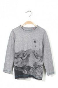 Baumwoll Jersey Langarmshirt