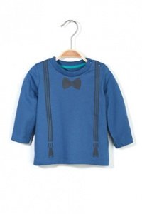 Baumwoll Jersey Langarmshirt