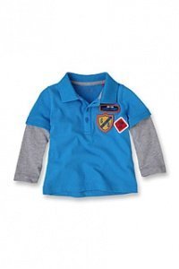 Baumwoll Jersey Layer Polo