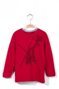 Baumwoll Jersey Layer-Shirt