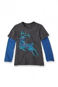 Baumwoll Jersey Layer T-Shirt