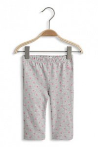 Baumwoll Jersey Leggings mit Herzchen