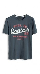 Baumwoll Jersey Print T-Shirt