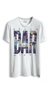 Baumwoll Jersey Print T-Shirt