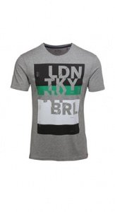 Baumwoll Jersey Print T-Shirt