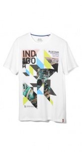 Baumwoll Jersey Print T-Shirt