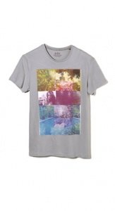 Baumwoll Jersey Print T-Shirt