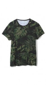 Baumwoll Jersey Print-T-Shirt