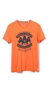 Baumwoll Jersey Print T-Shirt