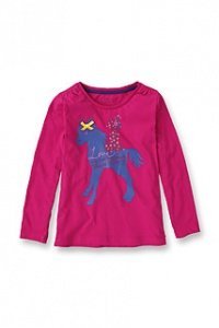 Baumwoll Jersey Print T-Shirt