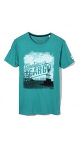 Baumwoll Jersey Print T-Shirt