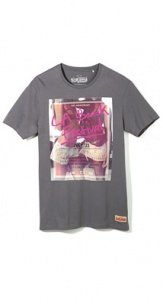 Baumwoll Jersey Print T-Shirt