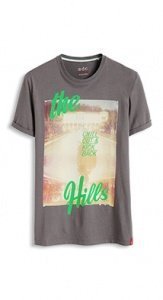 Baumwoll Jersey Print T-Shirt