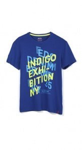 Baumwoll Jersey Print T-Shirt