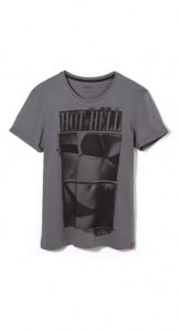 Baumwoll Jersey Print T-Shirt