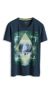 Baumwoll Jersey Print T-Shirt