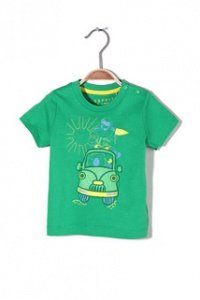 Baumwoll Jersey Print T-Shirt