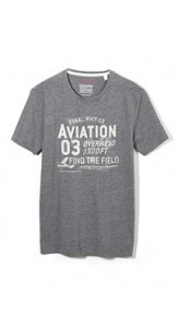 Baumwoll Jersey Print T-Shirt