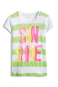 Baumwoll Jersey Print T-Shirt