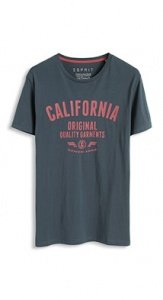 Baumwoll Jersey Print T-Shirt