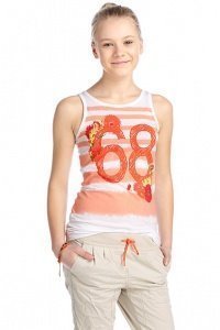 Baumwoll Jersey Print Tank