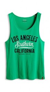Baumwoll Jersey Print Tankshirt